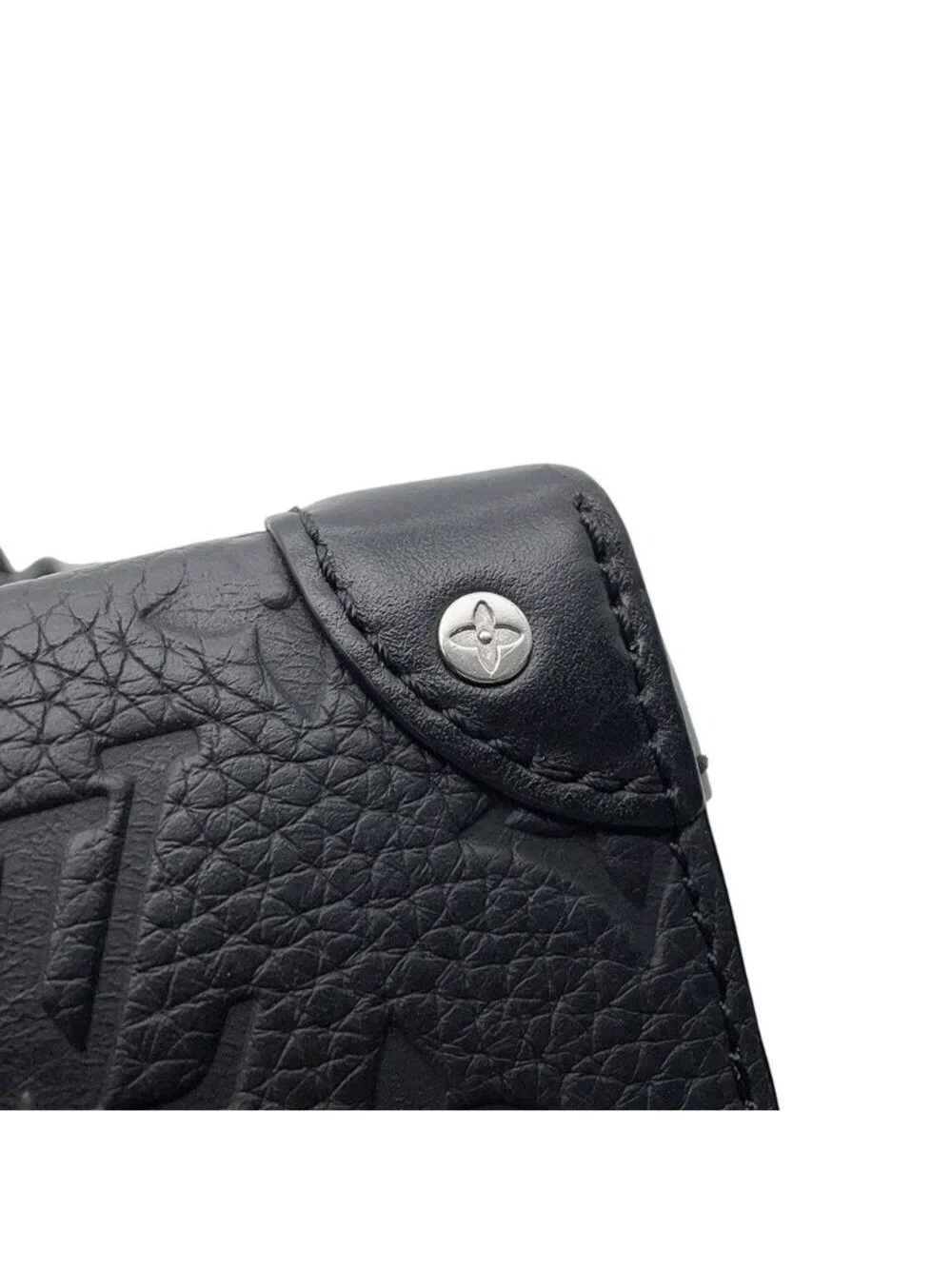 Louis Vuitton Wallet Monogram Taurillon Steamer Wearable Shoulder Bag Black